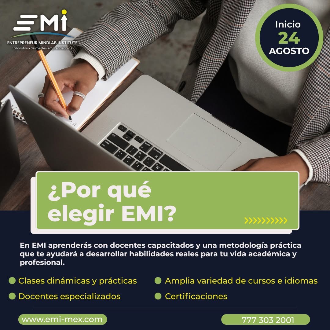 Estudiante aprendiendo con metodología EMI